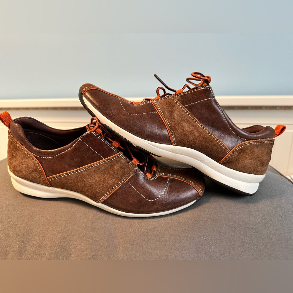 Rockport leather lace up sneakers